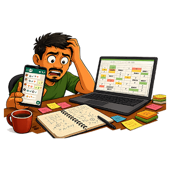 Whatsapp y Excel para una quiniela